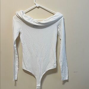 White Long Sleeve Bodysuit. Never been worn.